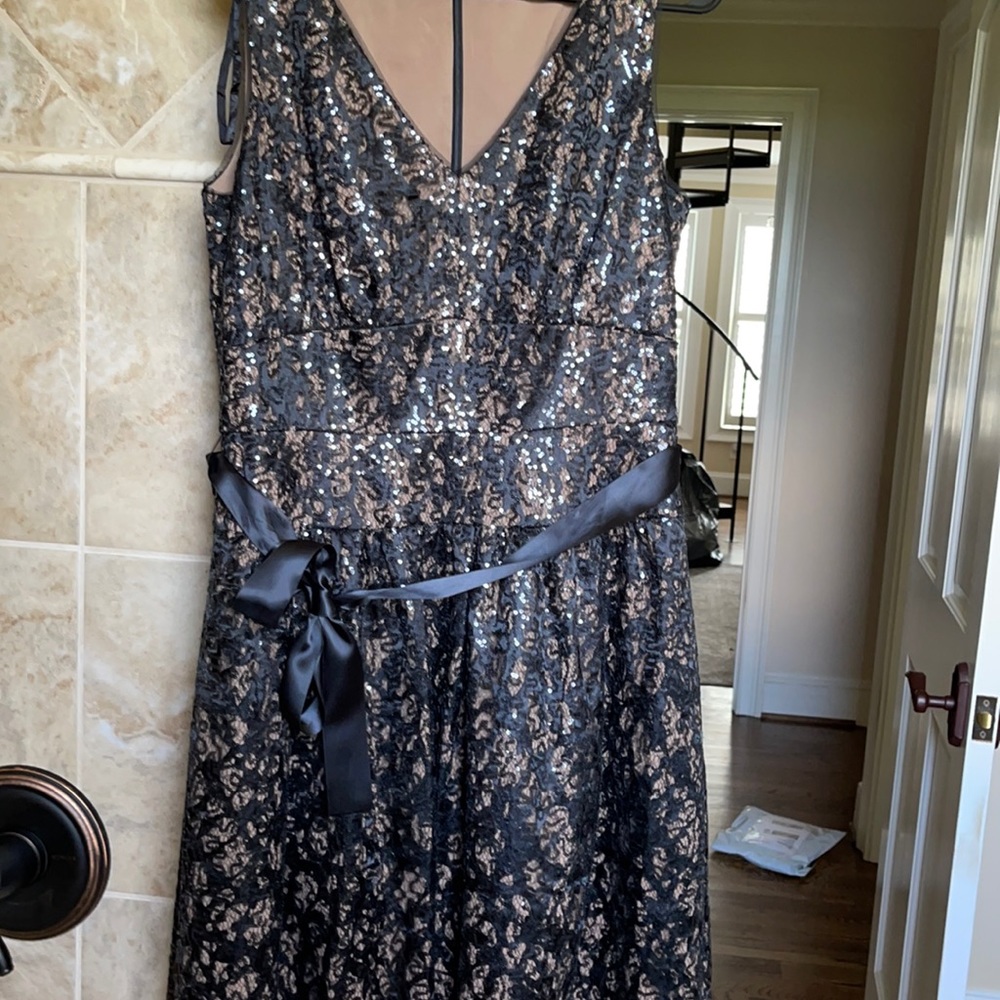 Beautiful Eliza J black cocktail dress size 14